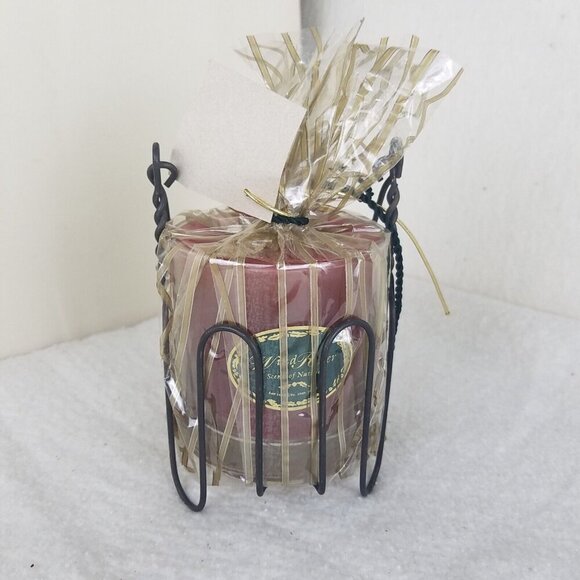 candle wind river scent of nature red wireframed Utah salt lake city home décor - Picture 2 of 6